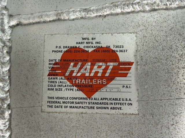 1998 Hart 3 HORSE Base
