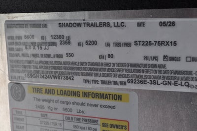 2027 SHADOW LQ SERIES Living Quarters