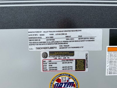 2026 Valley 6'8'' X 16 ' THOROBRED Bumperpull